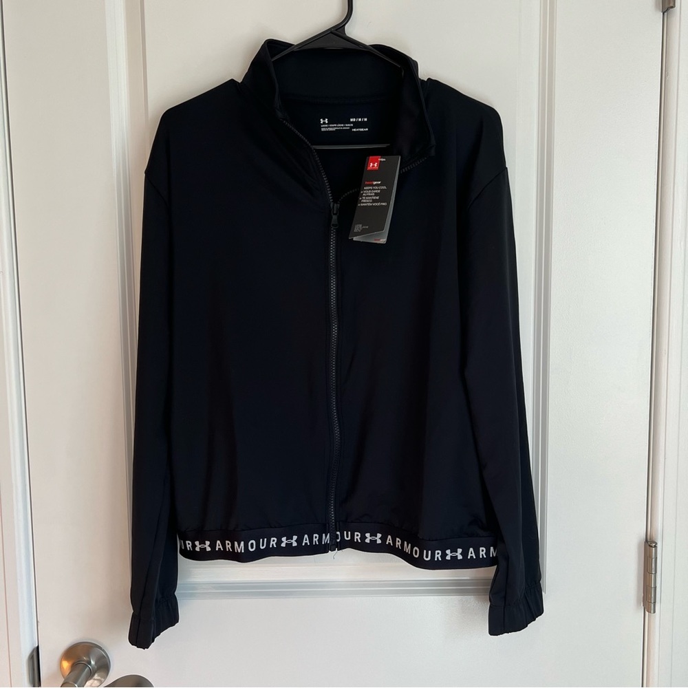 NWT Under Armour Heat Gear Zip Up Training Jacket